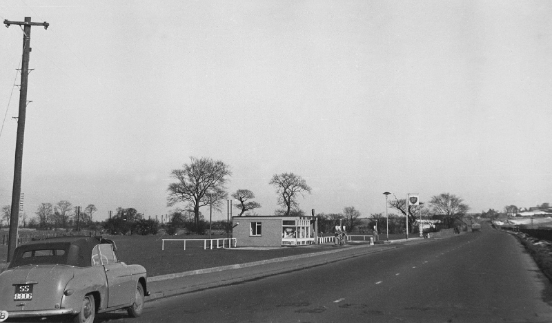 BP Garage, Wallyford, 1960s now Strawberry Corner on old A1