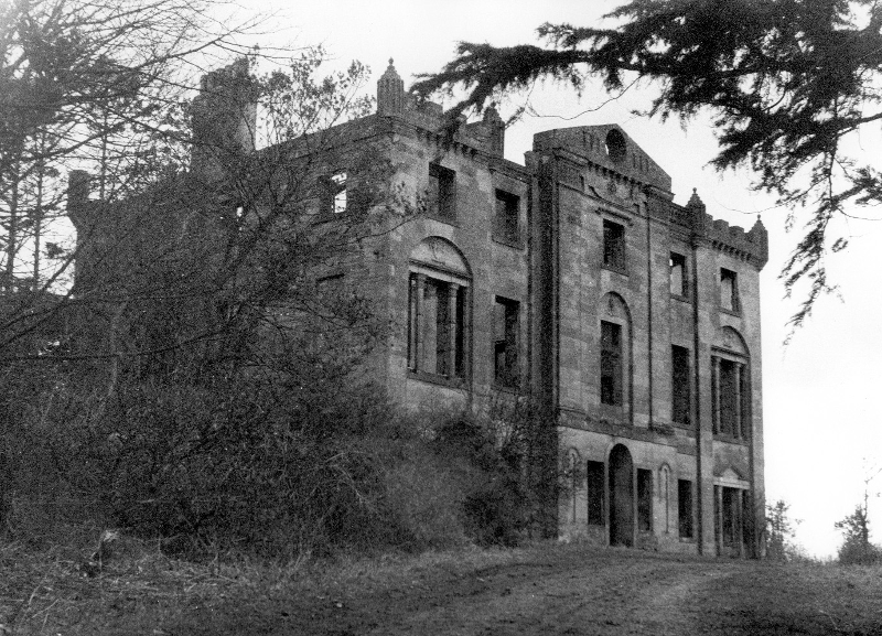 Newton Hall mansion house from north east, 1963