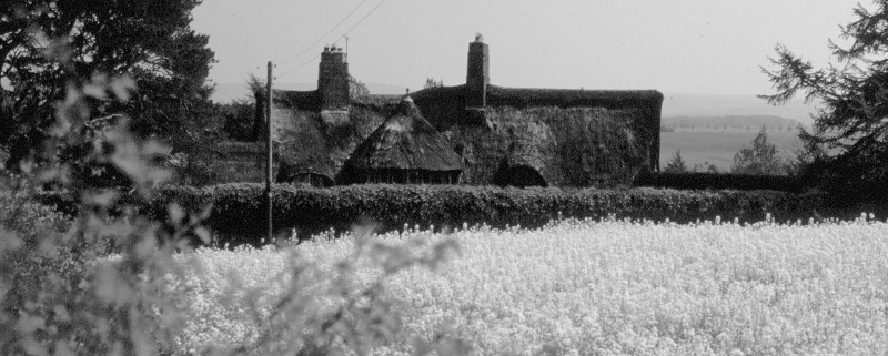 1930s thatched cottage, Bolton Muir, designed by Philip D Hepworth