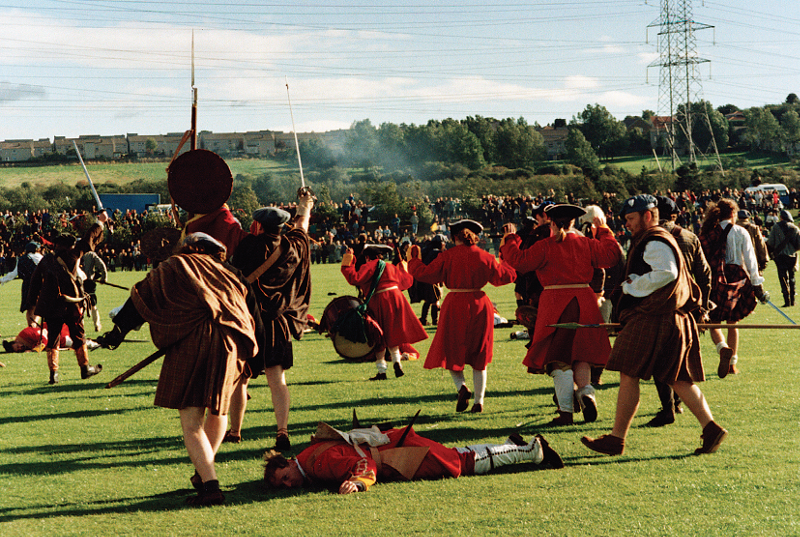 Re-enactment of the Battle of Prestonpans, 1995