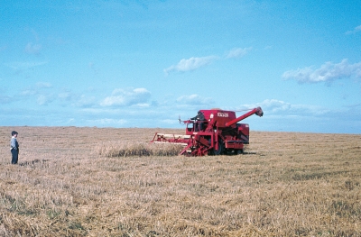 One man and a combine, Dirleton pre-1975