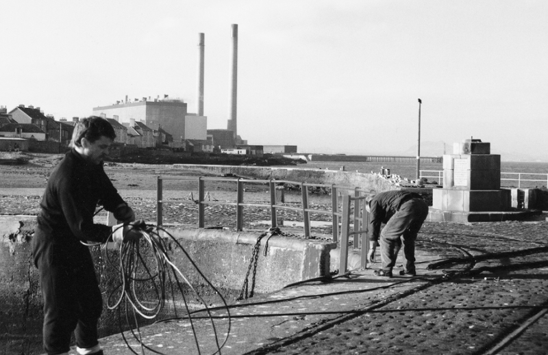 Fishermen at Port Seton harbour