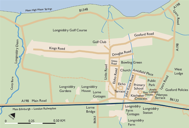 Housing Expansion: Longniddry c.1945 (above)