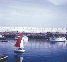 Ian Laurenson sailing Pioneer Puffin